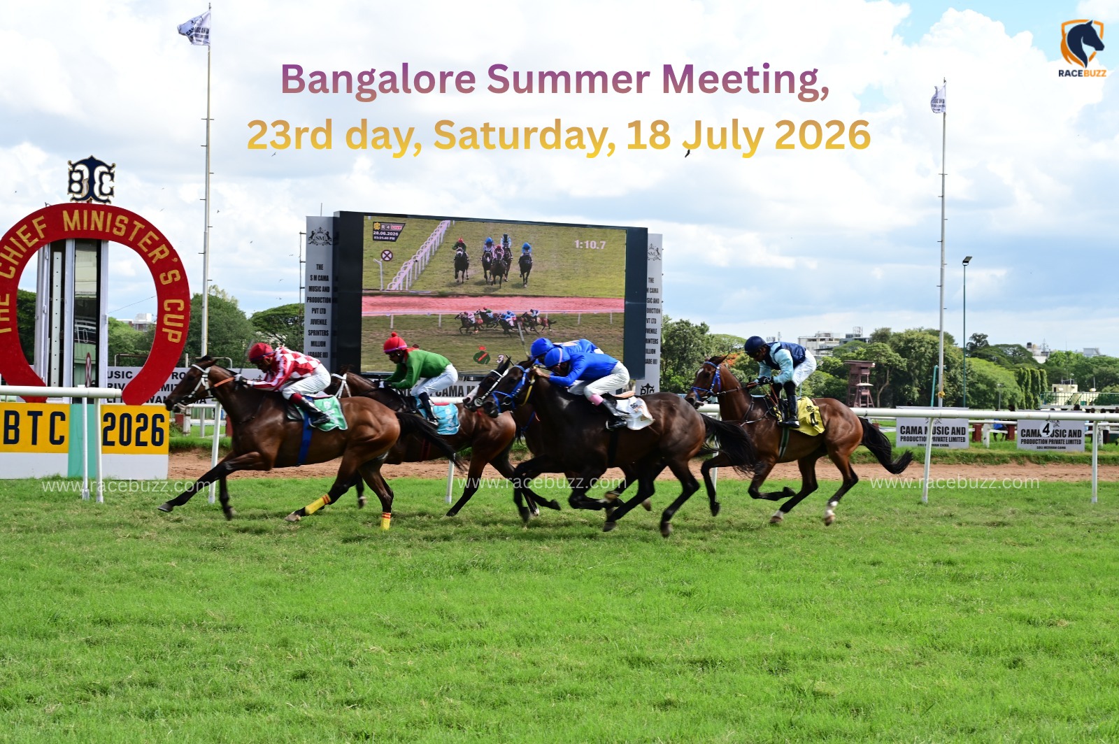 Bangalore race result 4th July featuring River Deep, Arc Of Life and Mystical Queen at BTC