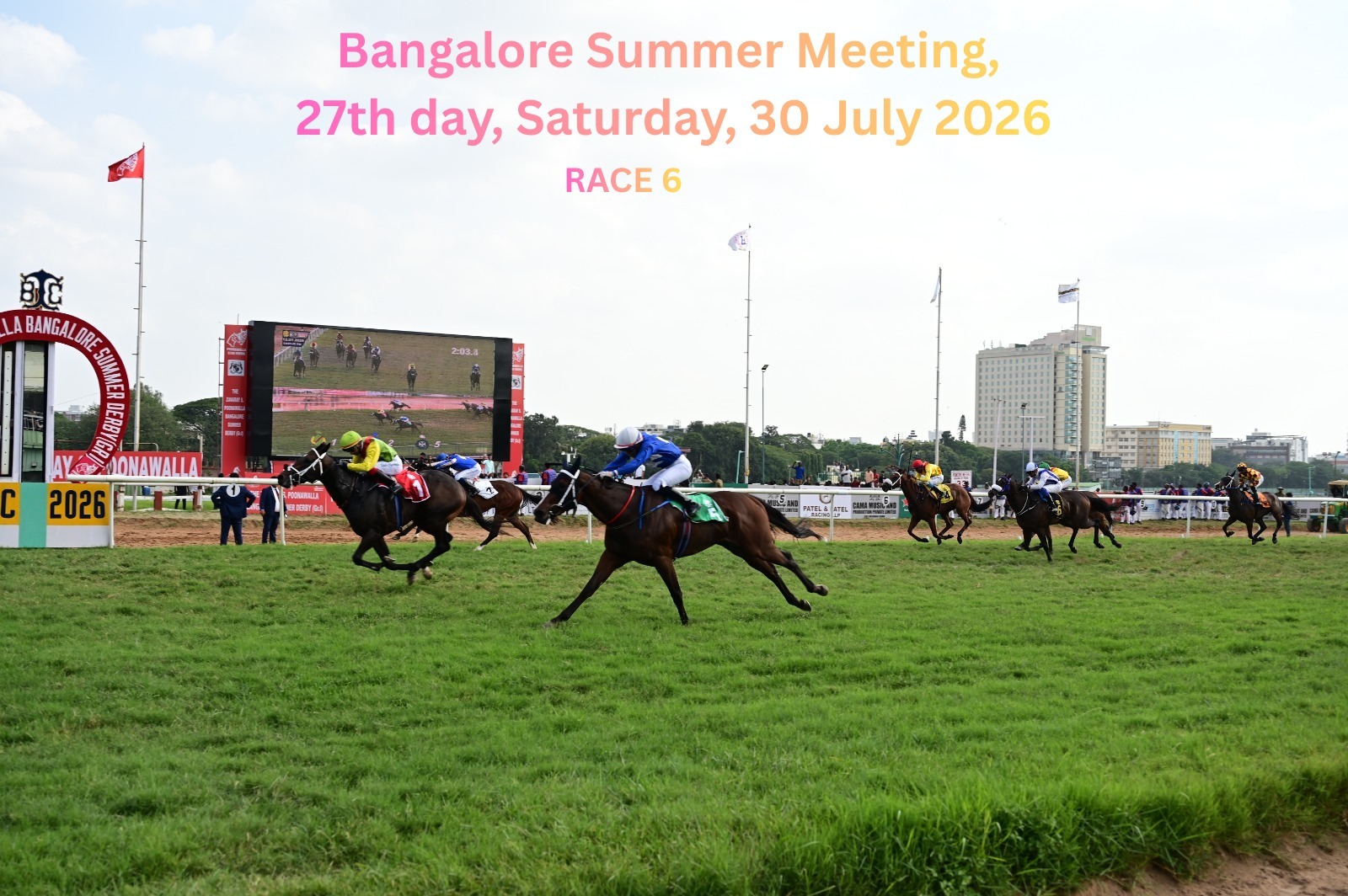 Bangalore race result 30th July – Sicyon wins The B.T.C. Workforce Cup at BTC