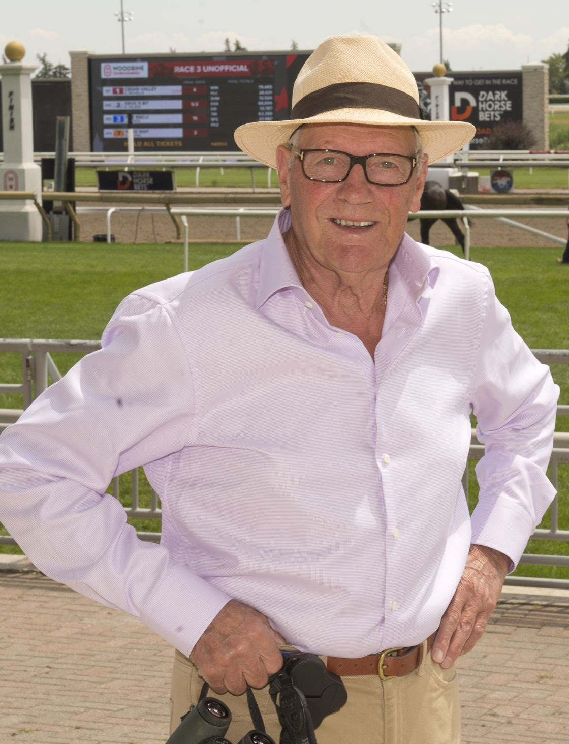 Roger Attfield honoured during Woodbine Oaks Day tribute at Woodbine Racetrack