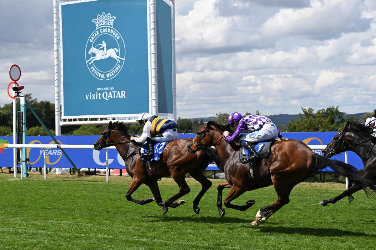 Ciarrai Abu winning the Kincsem Heritage Handicap at Goodwood