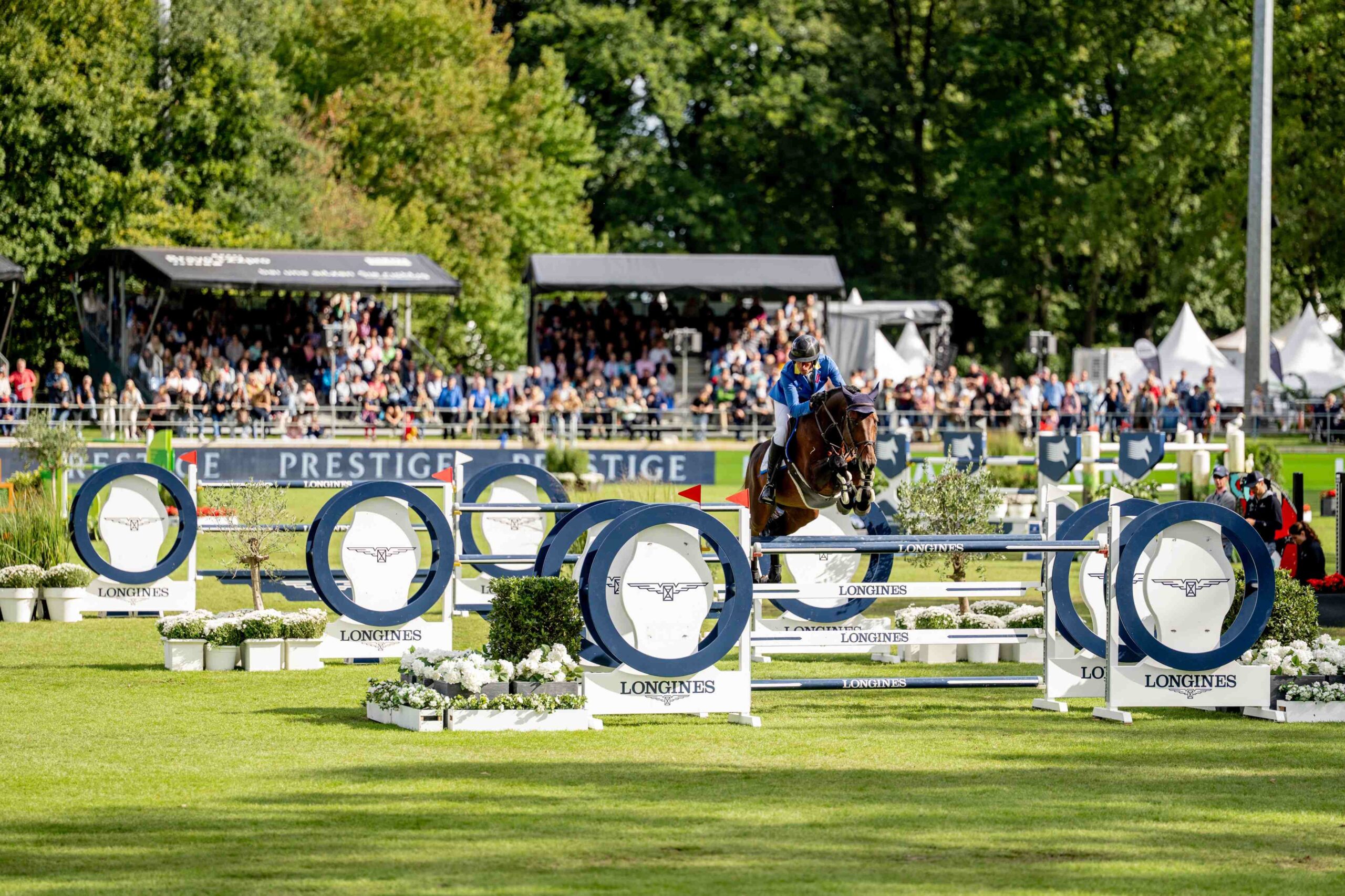 Christian Kukuk and leading riders compete at the Longines Global Champions Tour Riesenbeck 2026.