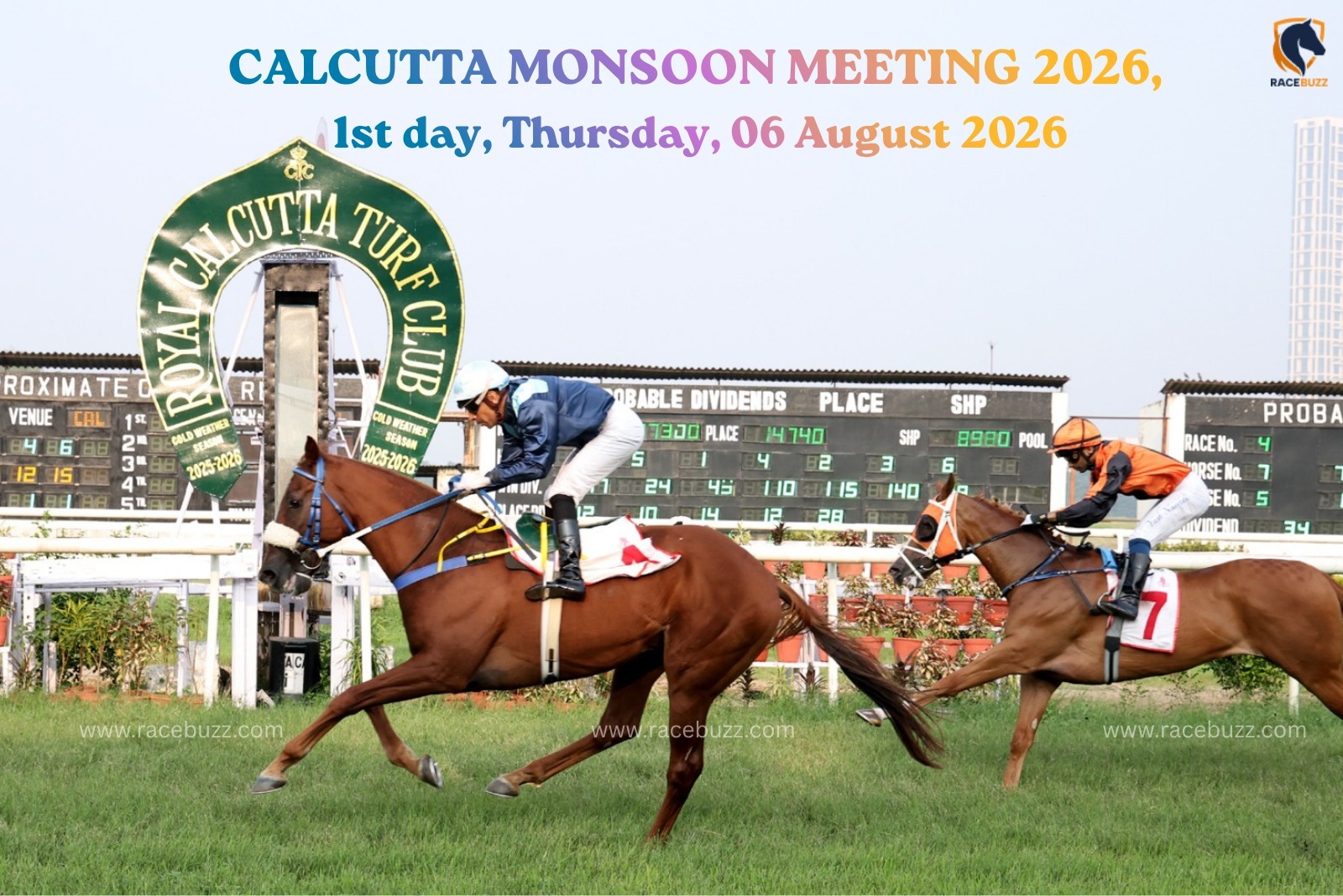 Calcutta race result 6th August featuring RCTC Day 1 winners TIMELESS FORTUNE, SULTANA, ROCK BANK and UPPER STREET