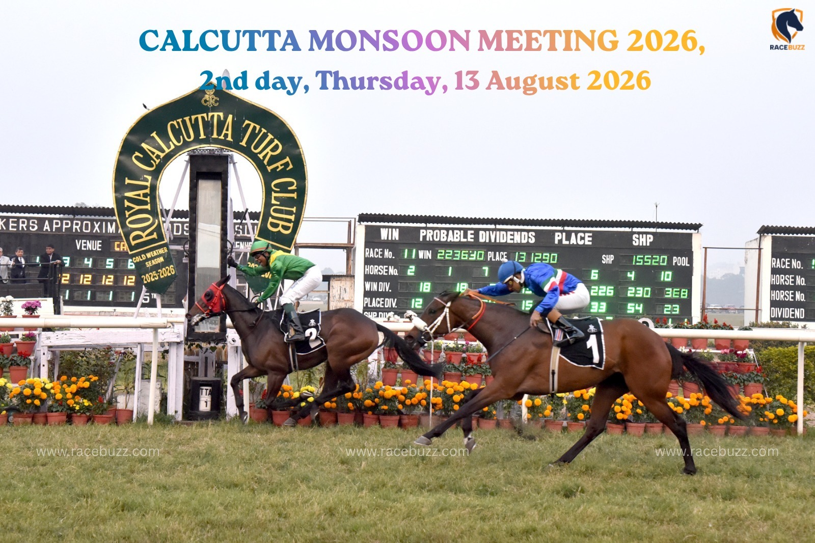 Calcutta race result 13th August 2026 – SPORTING TRAINER wins The Safari Handicap
