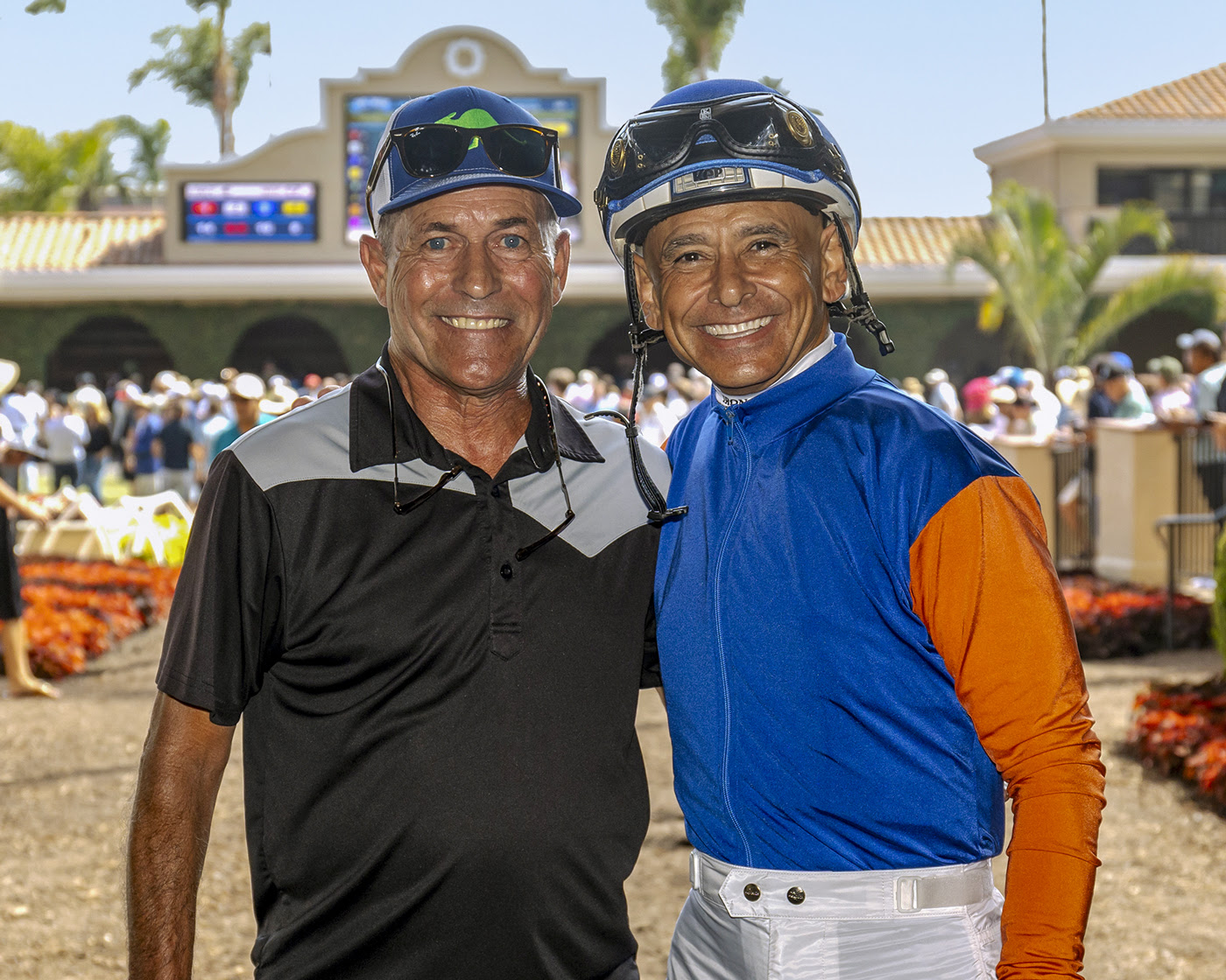 Gary Stevens and Mike Smith begin their new partnership at Del Mar