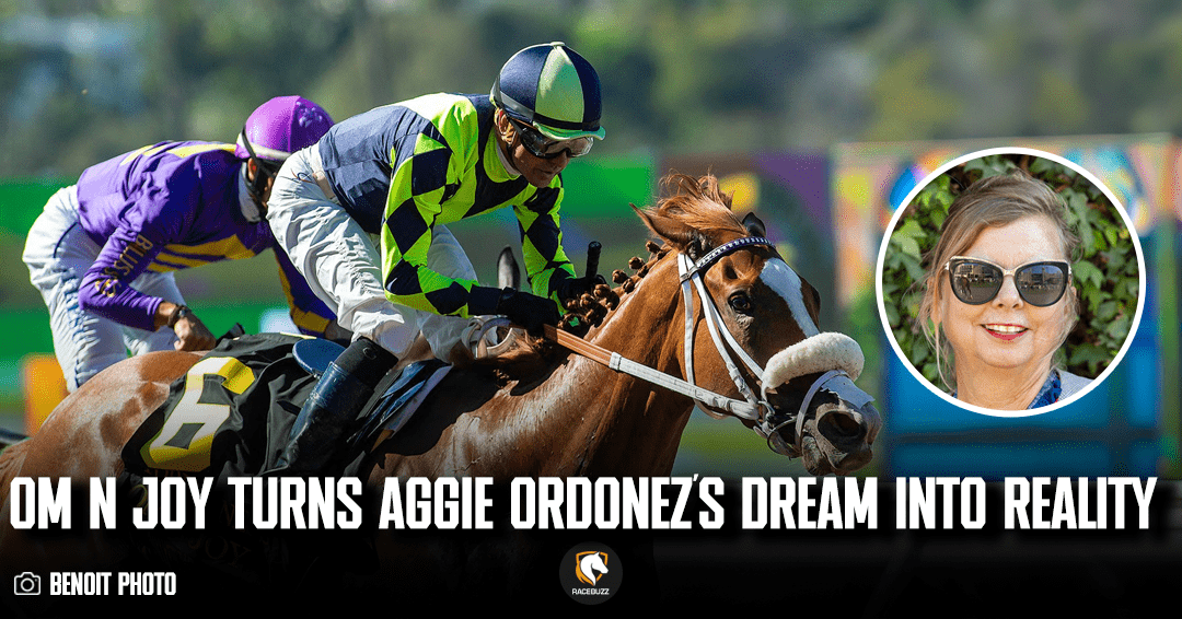 Aggie Ordonez and Om N Joy in Southern California racing