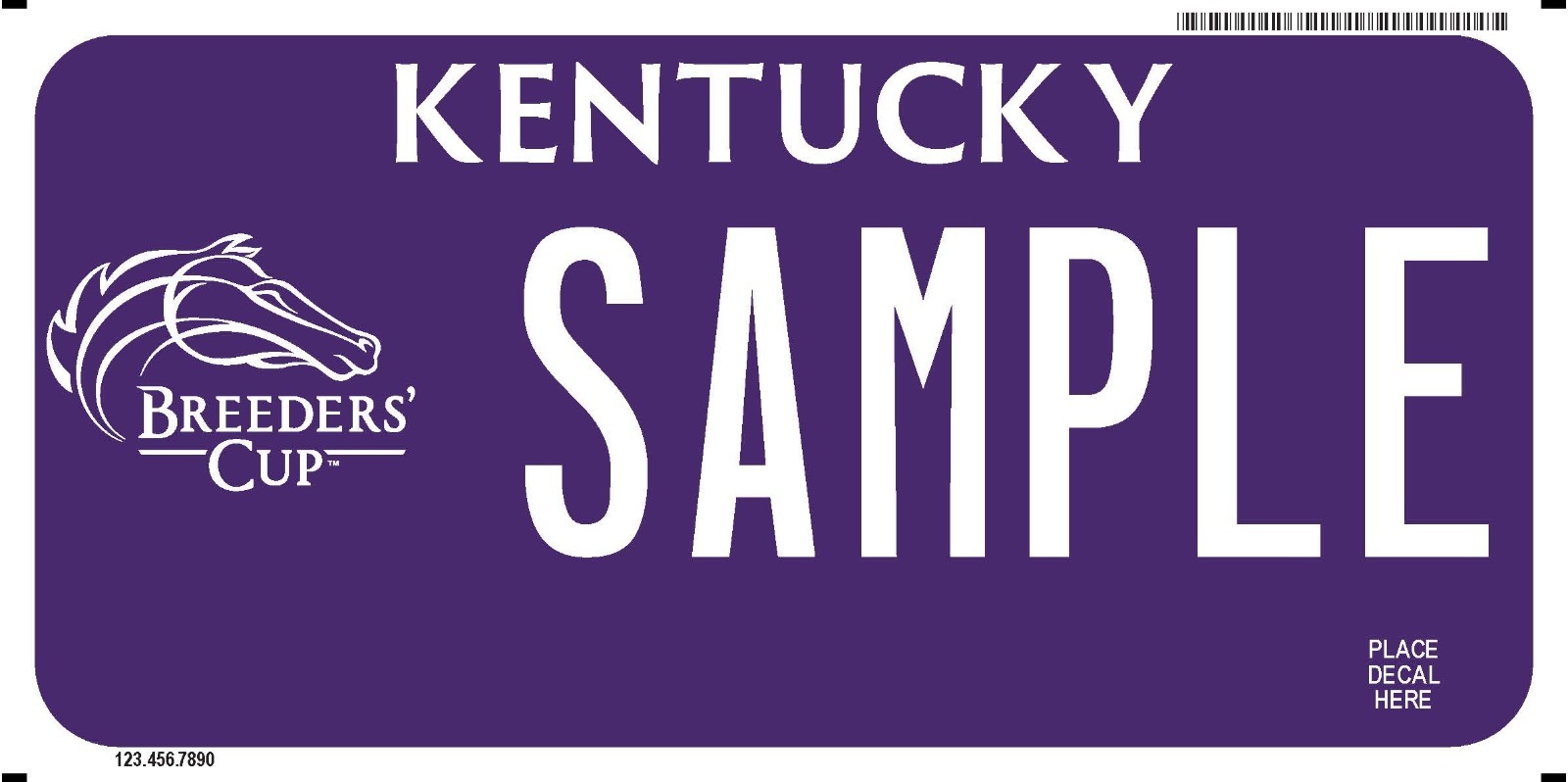 Breeders’ Cup license plate available to Kentucky residents