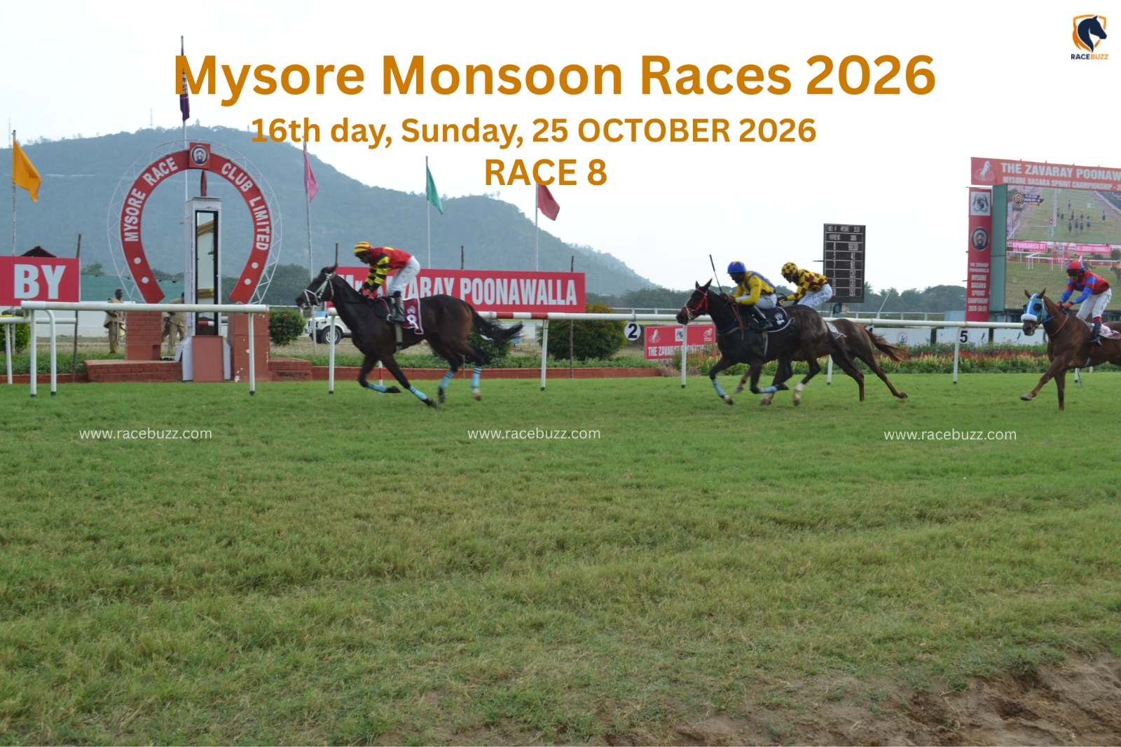 ICE OF FIRE wins The Bangalore Turf Club Ltd Million at Mysore Racecourse on 25 October 2026