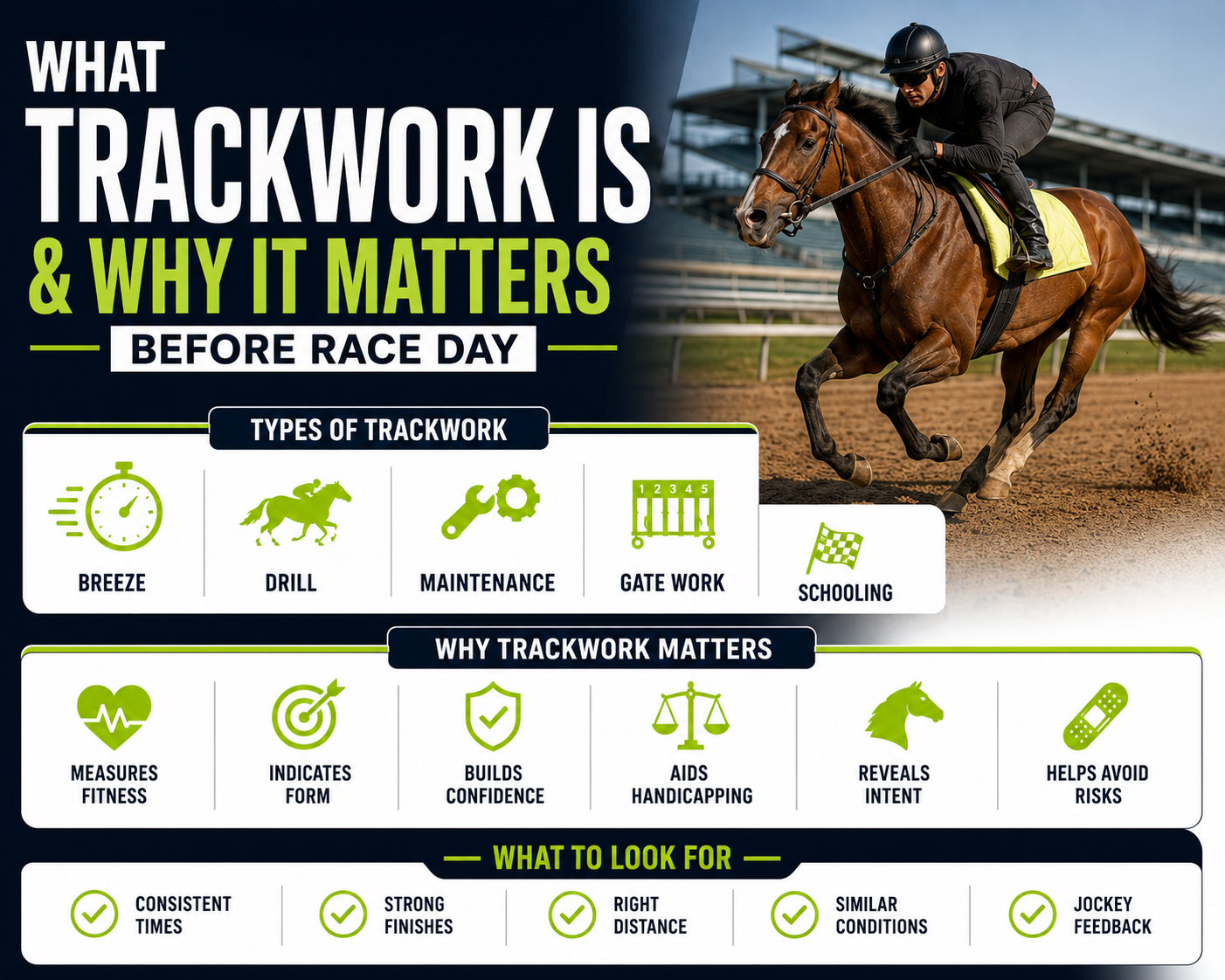 What Trackwork Is and Why It Matters Before Race Day