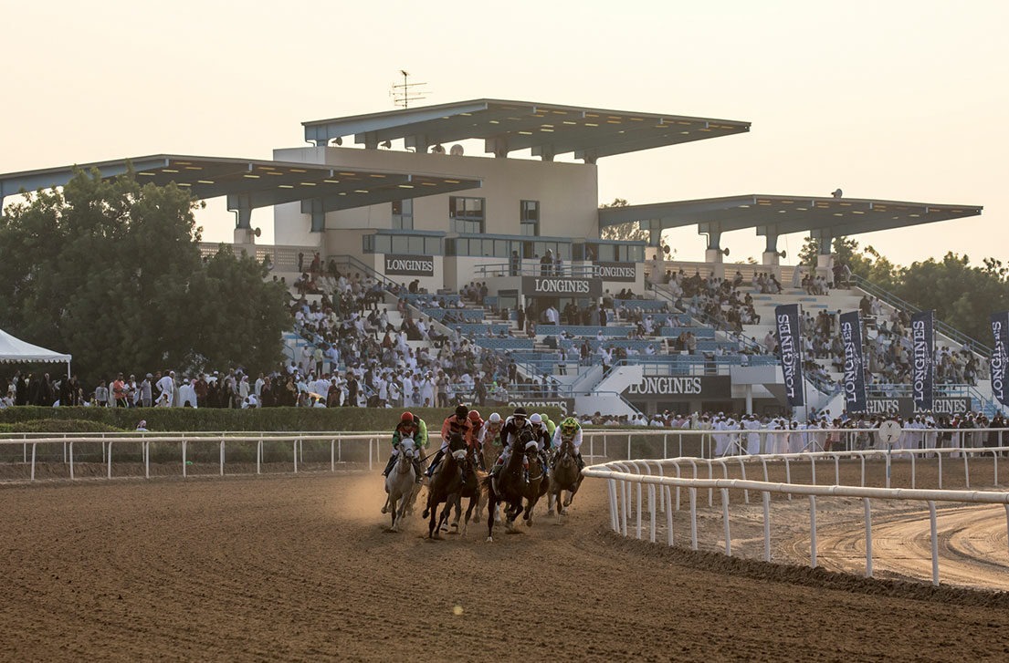 Sharjah Racecourse six-race Purebred Arabian programme for Sunday, 25 October 2026