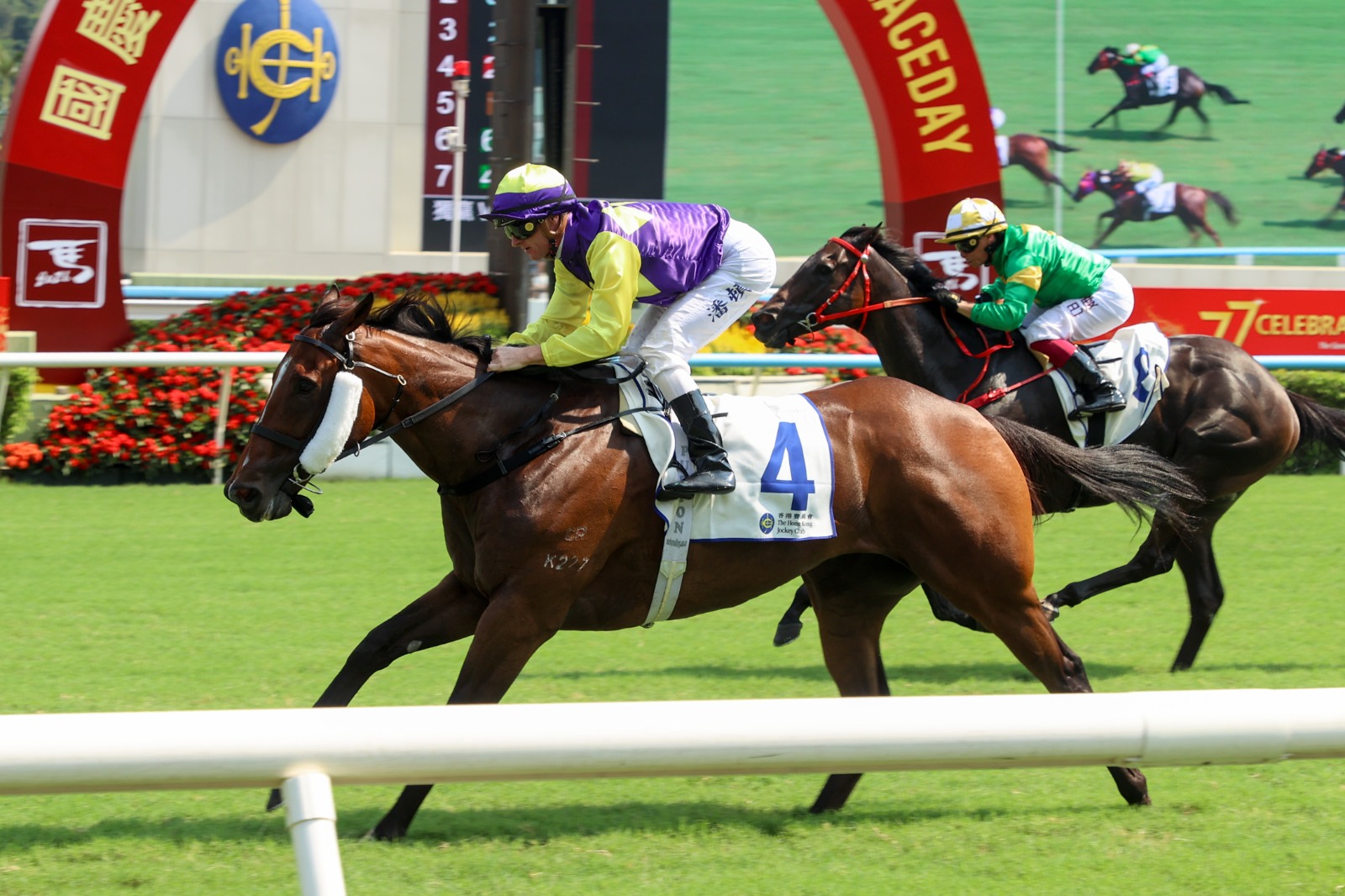 Colourful King National Day Cup winner at Sha Tin