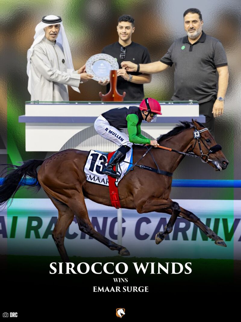 Image for the Tweet beginning: SIROCCO WINDS storms to victory
