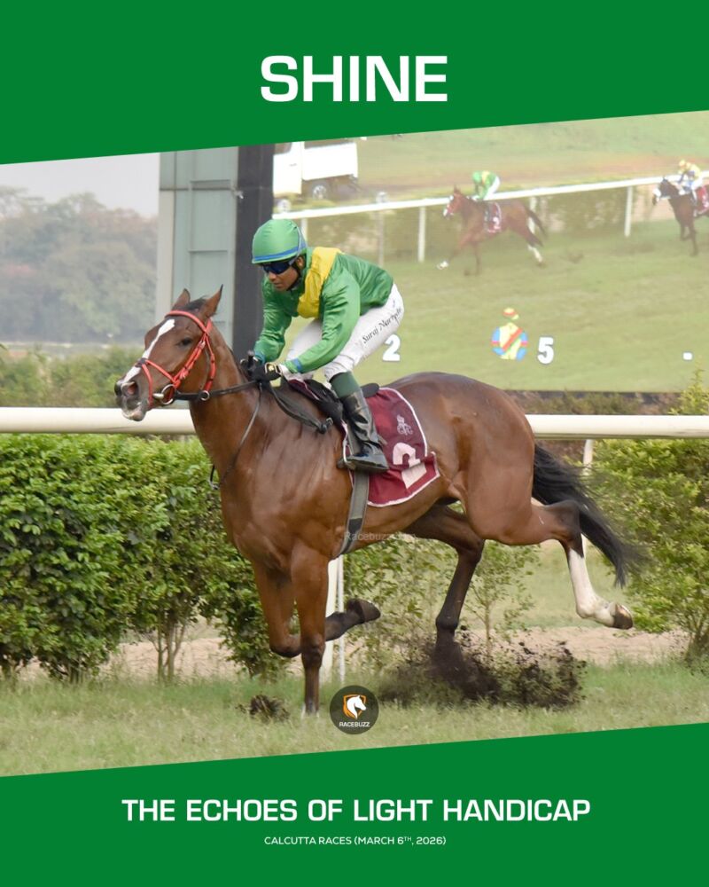 Image for the Tweet beginning: 💫SHINE sparkled over the 1200m